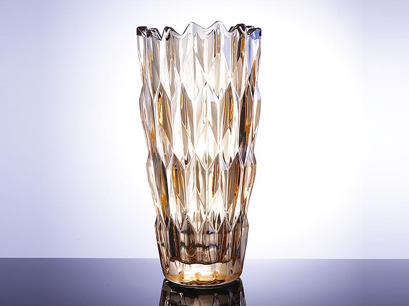 European Style Home Decoration Crystal Glass Vase Modern Bedroom Living Room Decoration Vase Flower Arrangement Vase