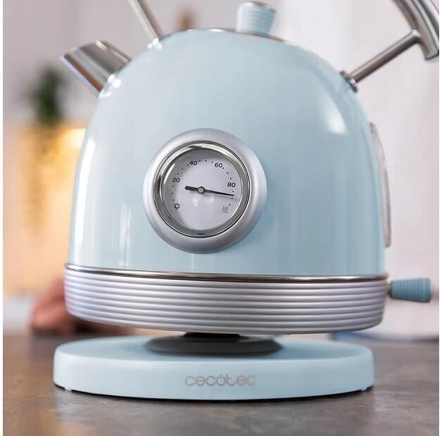 Электрический чайник Cecotec Thermosense 420 Vintage Light Blue