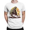 Men T-Shirt G-Godzillaed Vintage 100% Cotton Tees Short Sleeve T Shirts O Neck Clothing Plus Size