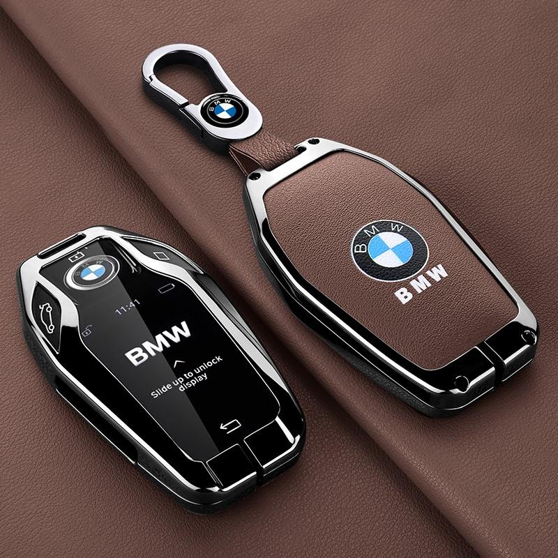 rztbk6 Leather Car Remote Key Case Fob Cover For BMW 5 7 series G11 G12 G30 G31 G32 i8 I12 I15 G01 X3 G02 X4 G05 X5 G07 X7 Accessories
