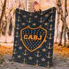 Cabj Flannel Blanket Soft Warm All-Season Throw, Design for Camping, Car Travel, Hiking Sofa, Bed, Office Perfect Gift for Parties