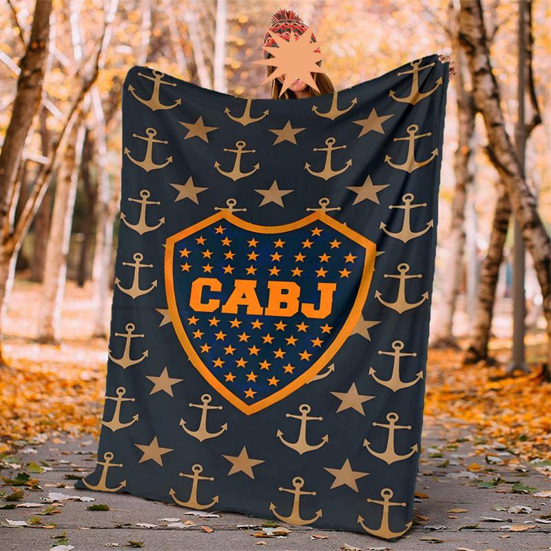 Cabj Flannel Blanket Soft Warm All-Season Throw, Design for Camping, Car Travel, Hiking Sofa, Bed, Office Perfect Gift for Parties
