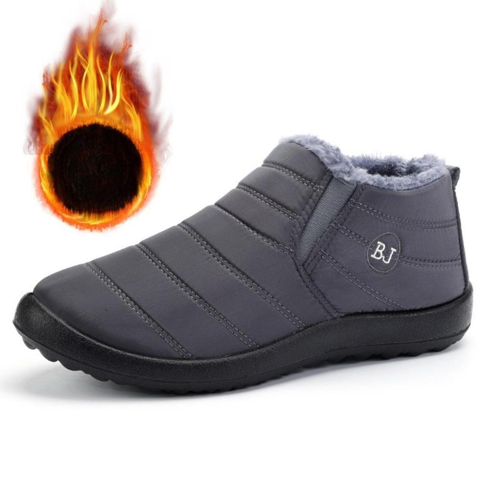 Men's and Women's, Waterproof, Cotton Boots, Umbrella Cloth, Snow Boots, Warm, Low Cut, Thick Cotton Shoes, Lightweight, Women's Boots