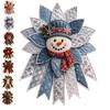 DIY Quilted Christmas Wreath Sewing Kit Fabric Door Hanging Ornament Gingerbread Tree Handmade Holiday Craft Decor Set