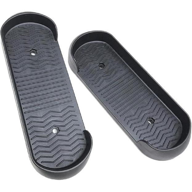 

Universal Elliptical Machine Foot Pedal Non Slip Supplies Easy to Install Replacement Fitness Equipment Footboard for Household Use, 1 Pair Pedals