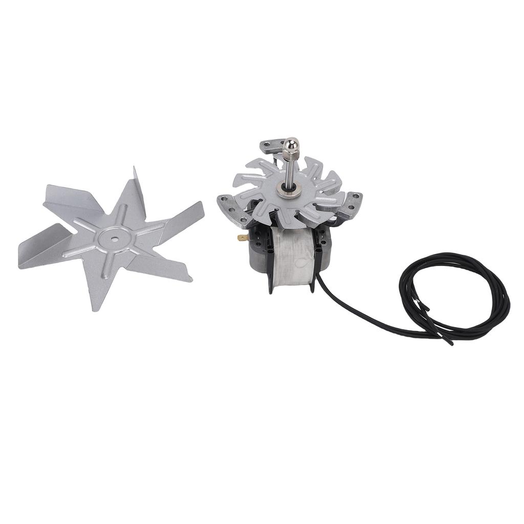 Oven Motor and Fan Blade Heatproof Aluminum High Performance Drying Motor with 6 Fan Blades