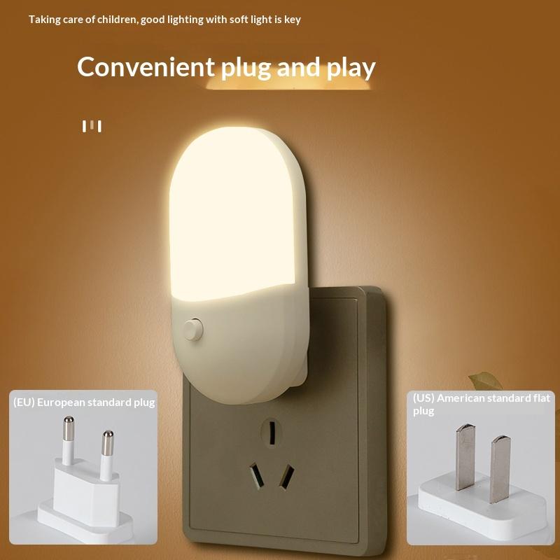 Eu/Us Plug Led Night Light Mini Night Light Lamp For Children Room Bedroom Lights