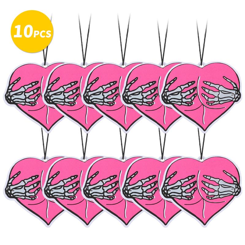 Car Air Fresheners - Pink Ghost Cute Car InteriorAccessories Hanging Scents Anime Freshener Automotive Room Decor