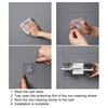 Dustproof Upside-down Design Stable Punch-free Wall-mounted Suction-up Toothpaste Toothbrush Holder Toothbrush Organizer