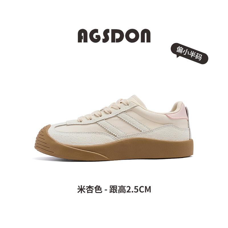 Spring new retro platform casual board shoes flat sports training shoes