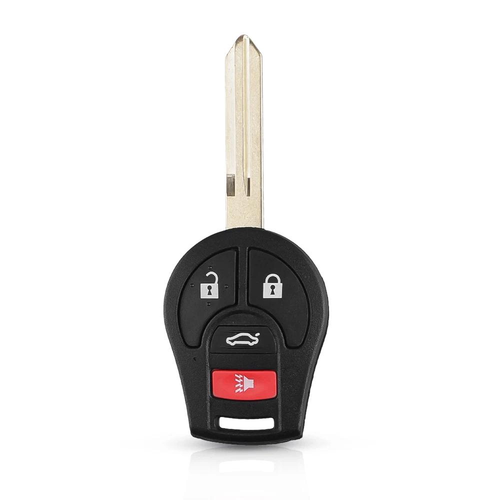 Case Fob Remote Key Shell 2/3/4 Buttons For Nissan Cube Qashqai Juke Suny Sylphy March Tiida Micra Remote Fob