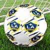 LA Galaxy Football Club Indoor Size 5 Soccer Ball Colorful Machine Stitched PVC Competition Ready Durable High-Bounce