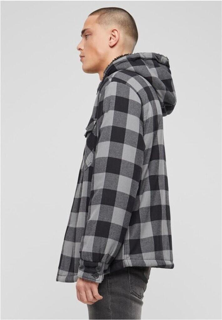 Brandit Lumberjacket Winter Jacket with Hood Black Charcoal