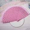 Dots Pattern Folding Fan Clothing Accessories Flamenco Spanish Classical Dance Performances Handheld Fan Hand Fan