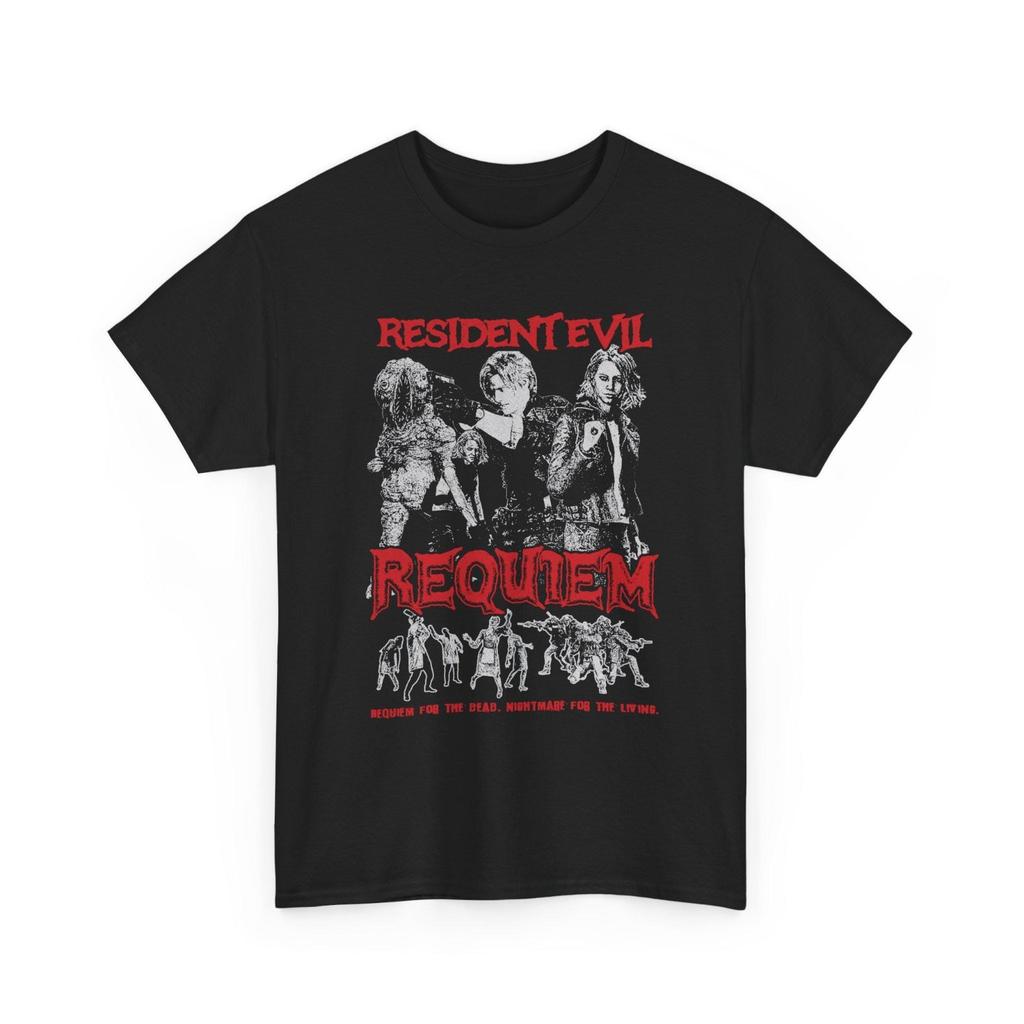 Resident Evil Requiem T-Shirt, Leon S. Kennedy Zombie Horror Graphic Tee