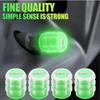 4Pcs Fluorescent Luminous Car Tire Valve Caps Accessories For Chevrolet Cruze Captiva Spark Malibu Sail Equinox Trax Impala Aveo UA9