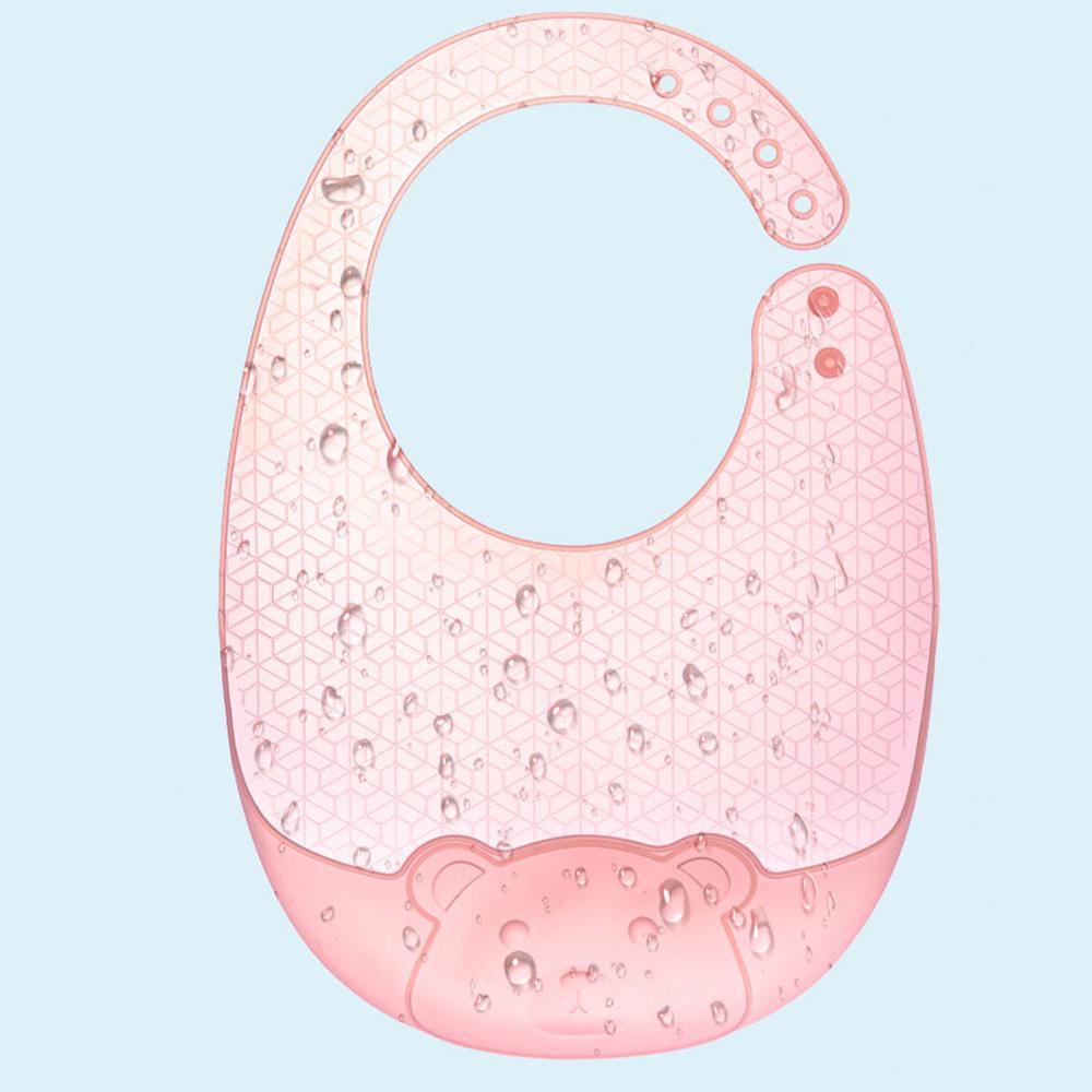 Baby Eating Bib, Complementary Food Bib, Waterproof Silicone Baby, Super Soft and Lightweight Children's Bib, Saliva and Dirt Pr