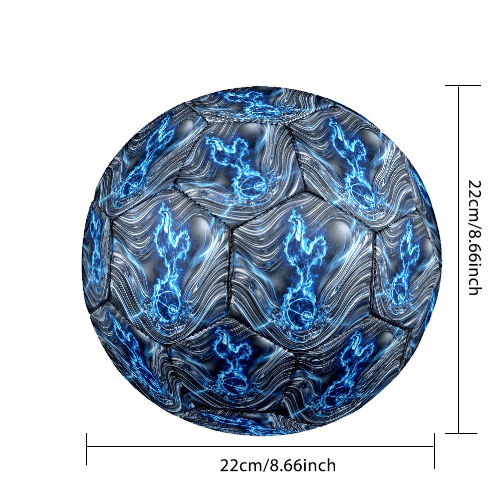 Tottenham Hotspur Theme soccer ball Size 5 Soccer Ball Soft Touch Professional Training Football for Outdoor Sports