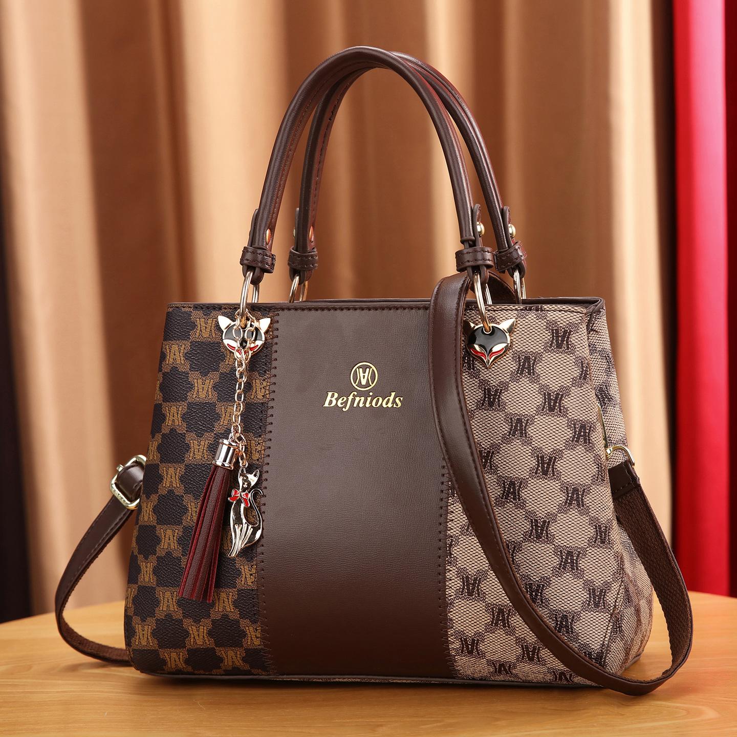 Premium bag women s 2025 new fashion large-capacity handbag women s shoulder messenger bag tote bag women s bag