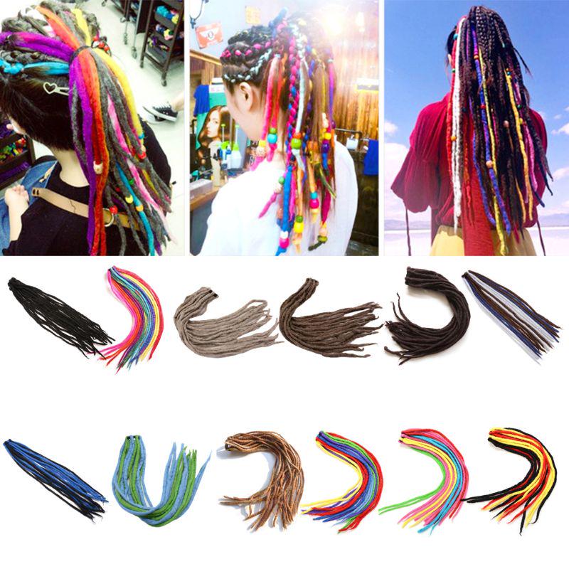 colored dreads wig