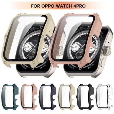Uhrengehäuse Schutzhülle mit Folien-Displayschutz passend für watch 4 Pro Armbanduhr Vollständige Abdeckung Stoßfeste Schale