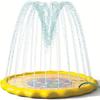 Kids Pet Water Play Mat Inflatable Splash Pad Thickened PVC Outdoor Bath Pool For Toddlers Dogs Cats Summer Cooling Fun Toy