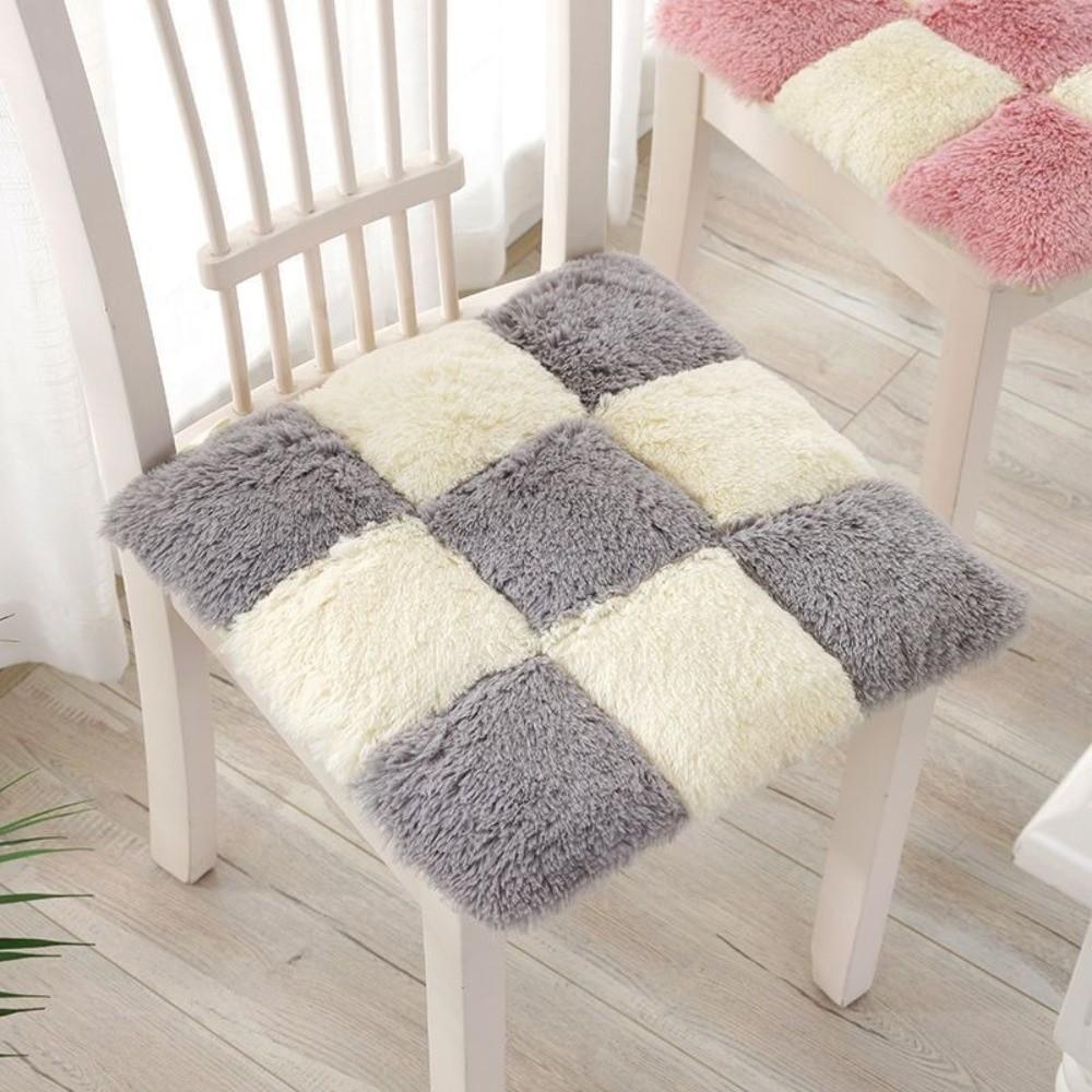 High Quality Thickned Chair Cushion Keep Warm Soft Chair Pillow Mat Cushion Winter