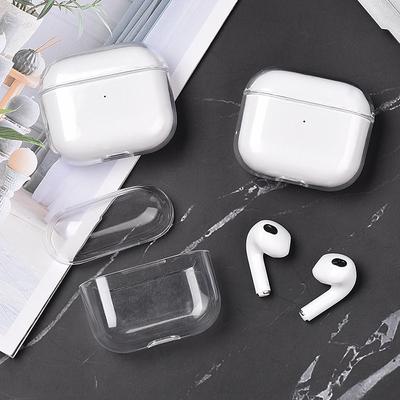 Crystal Cute Earphone Case For Apple AirPods 3 2 1 Case PC Hard Transparent Protective Cover For Airpod Pro 1st 2nd Charging Box