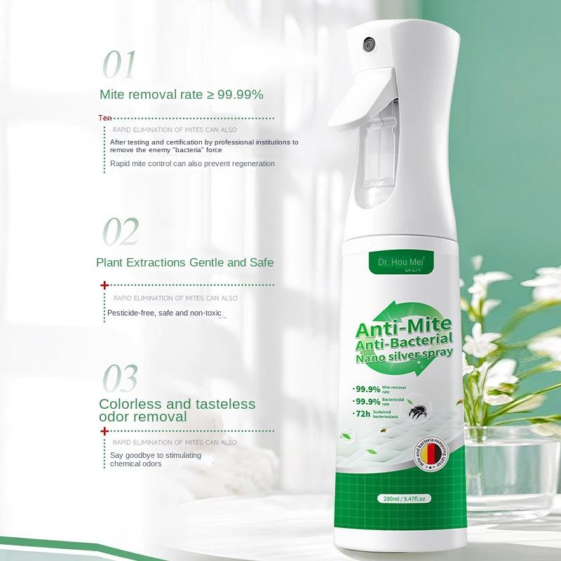Houmei Doctor Mite Removal Spray Pet Purifying Disinfectant Cleaning Sanitizing Spray No-Wash 300ml