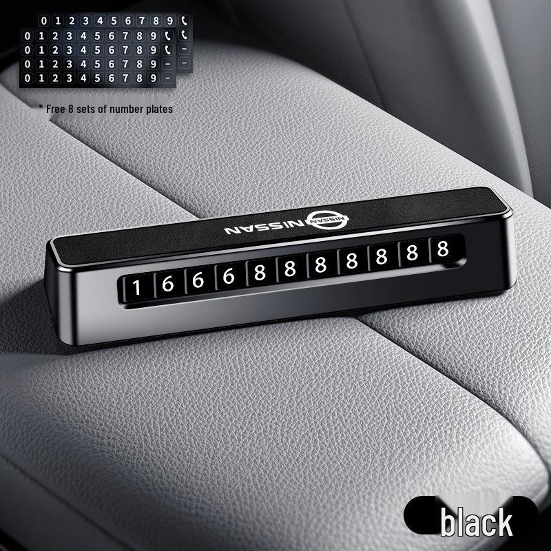 Temporary Parking Number Plate for Nissan: Teana, Sylphy, Patrol, Kicks, X-Trail.
