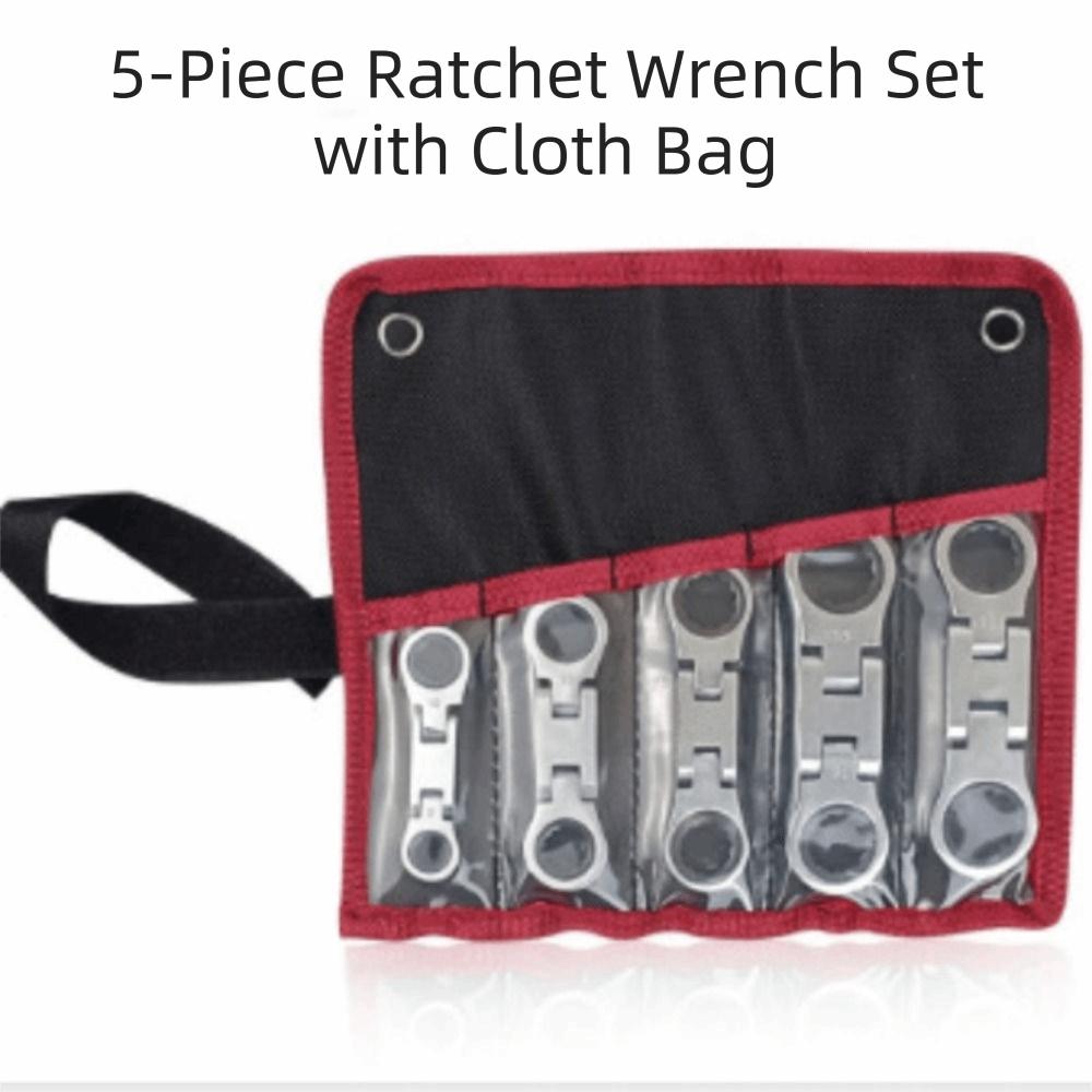 Ratcheting Mechanism Flex-Head Ratcheting Wrench Flex-Head Design Stubby Wrenches Set  DIY Projects