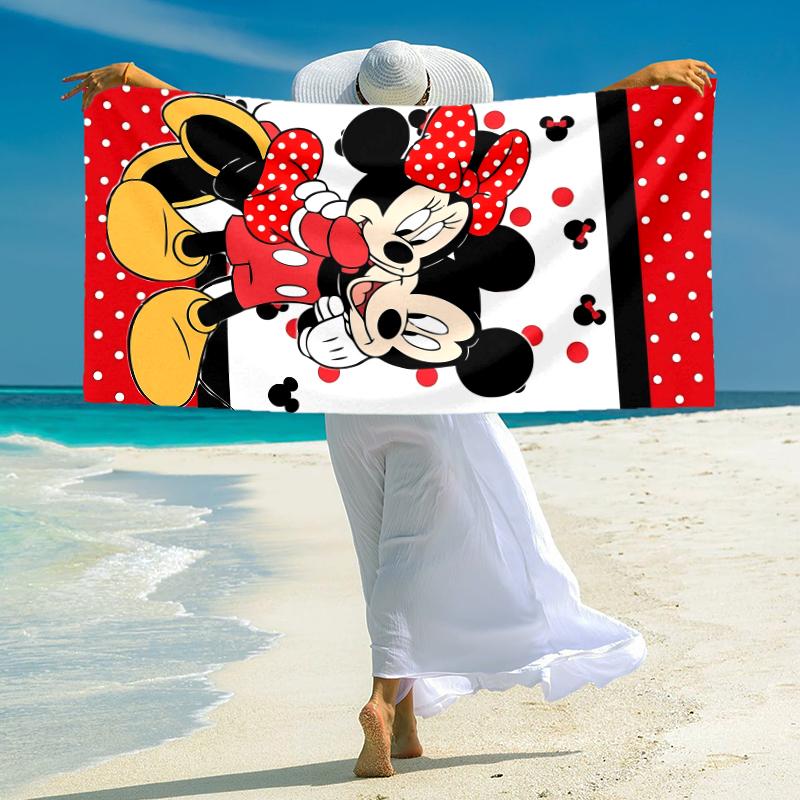 Minnie Mouse Adventures Towel Large Quick-Drying Microfiber soft S-Square Pants-s Beach Towel for Travel Fitness Bathing Camping. 0730s104