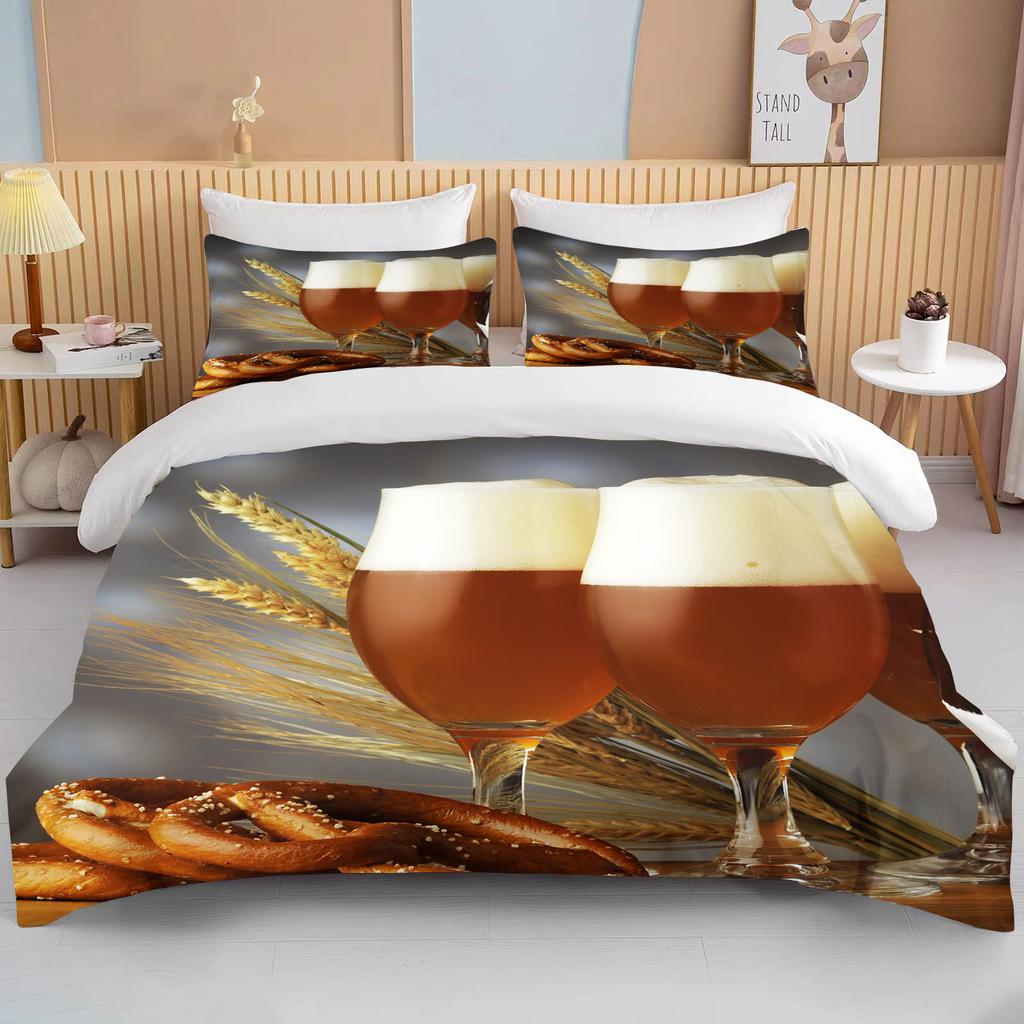 Comforter 10 Sizes Beer Patterns S Race Car Bedding Sets For Teens Kids Adult Bedroom Decor Bedclothes
