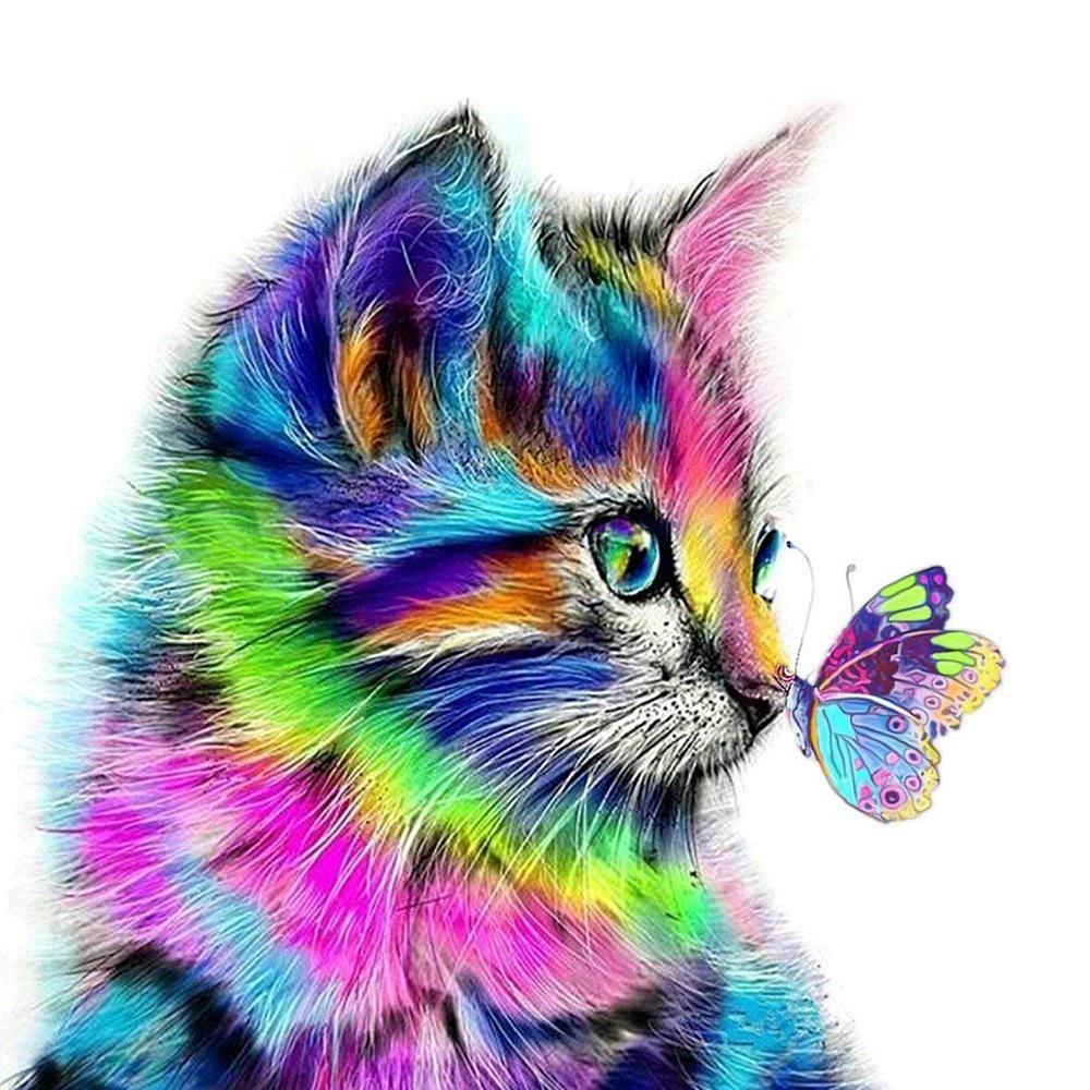 DIY Full Round Diamond Painting Cross Stitch 3D Animal Cartoon Princess Home Decorative Art Diamond Painting 5d Diamond Art Painting