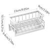 1Pcs Dish Cloth Sponge Rag Holder Kitchen Countertop Drainer Rack Quick Drying Black White Gray Kitchen Sink Storage Organizer
