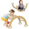 Kletterbogen für Kinder 18-48 Monate, Babywippe, 50 kg Tragfähigkeit, 68x42x36 cm, Natur