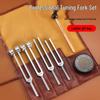 Vierteiliges Aluminiumlegierungs-Stimmgabel-Set: 128Hz, 136.1Hz, 256Hz, 384Hz für Yoga
