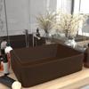 Day and Night - Day and Night Luxury Matte Dark Brown Ceramic Washbasin 41x30x12 Cm