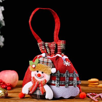 For Christmas Santa Sacks Cloth Present Bags with Strong Handle Cloth Designed for Carrying Holiday Candy and Treats