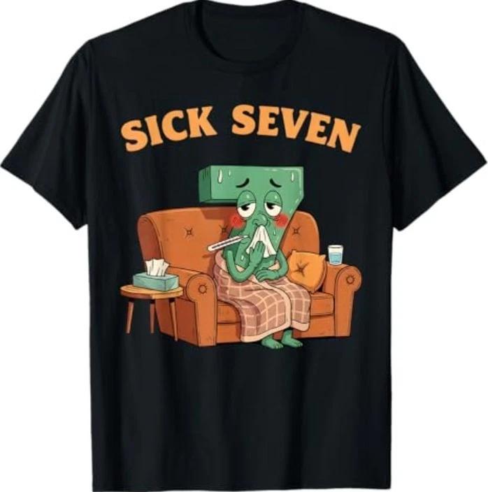 Sick Seven 67 Halloween Costume Fun Wordplay Design T-Shirt S