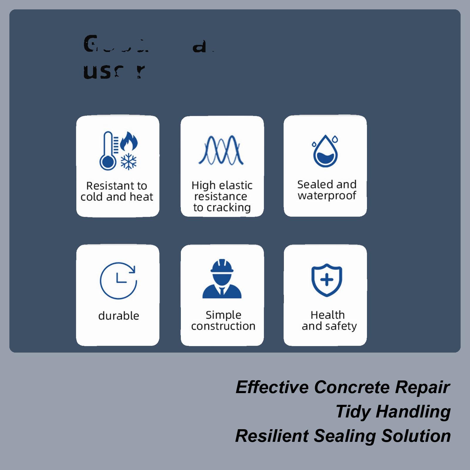 Заполнитель трещин Герметик для ремонта бетона Материал для заделки протечек Кровельная гидроизоляционная клей для ремонта протечек Аппаратные герметики CN