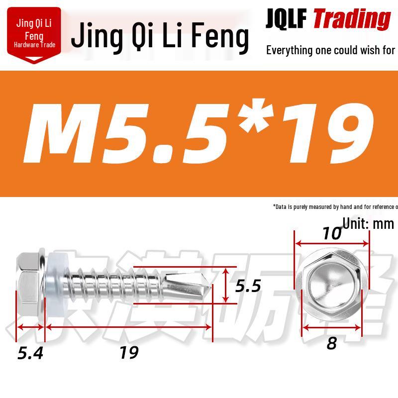 Stainless Steel 410 Hex Self-Drilling Screws for Color Steel Tiles