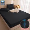 Waterproof Mattress Pad Cover Breathable Washable Bedspreads Healthy Anti-bacteria Anti-mite Fitted Double Bed Sheet (Without Pillowcase)