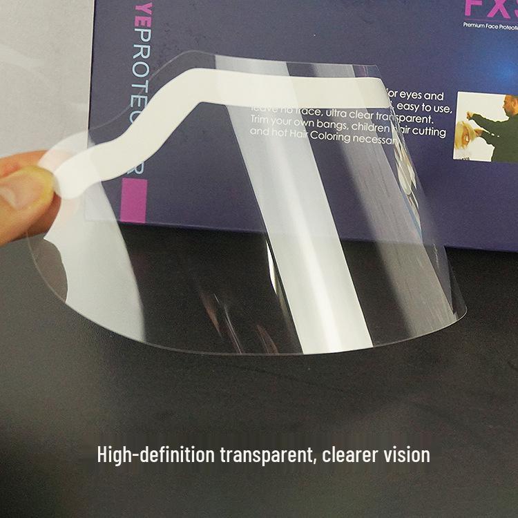 Transparenter gebogener Pony Friseursalon Schild zum Schneiden, Shampoonieren und Färben