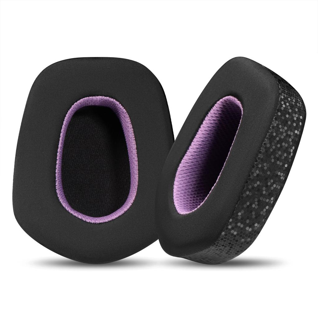 YAYINCC Replacement New Breathable mesh fabric style / Ice gel Memory Foam Cushions EarPads for Logitech G733 G335 Headphones