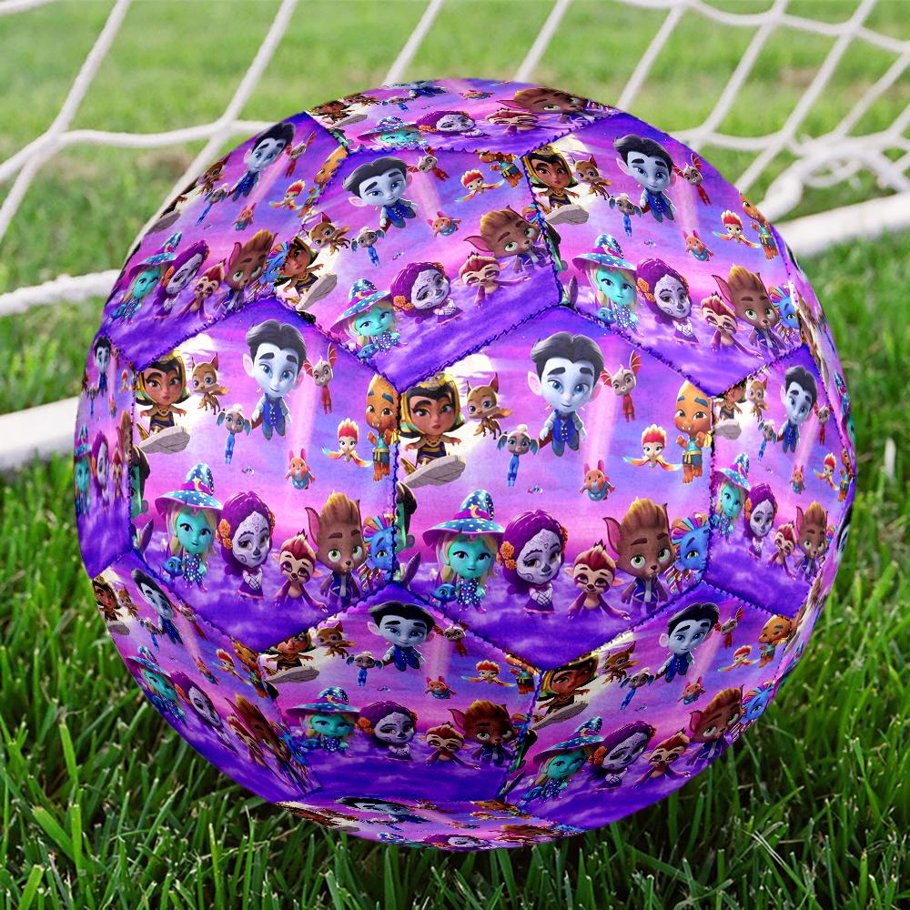Super Monsters Theme Size 5 Soccer Ball, Suitable for Both Indoor and Outdoor Matches, a Gift Suitable for Everyone.