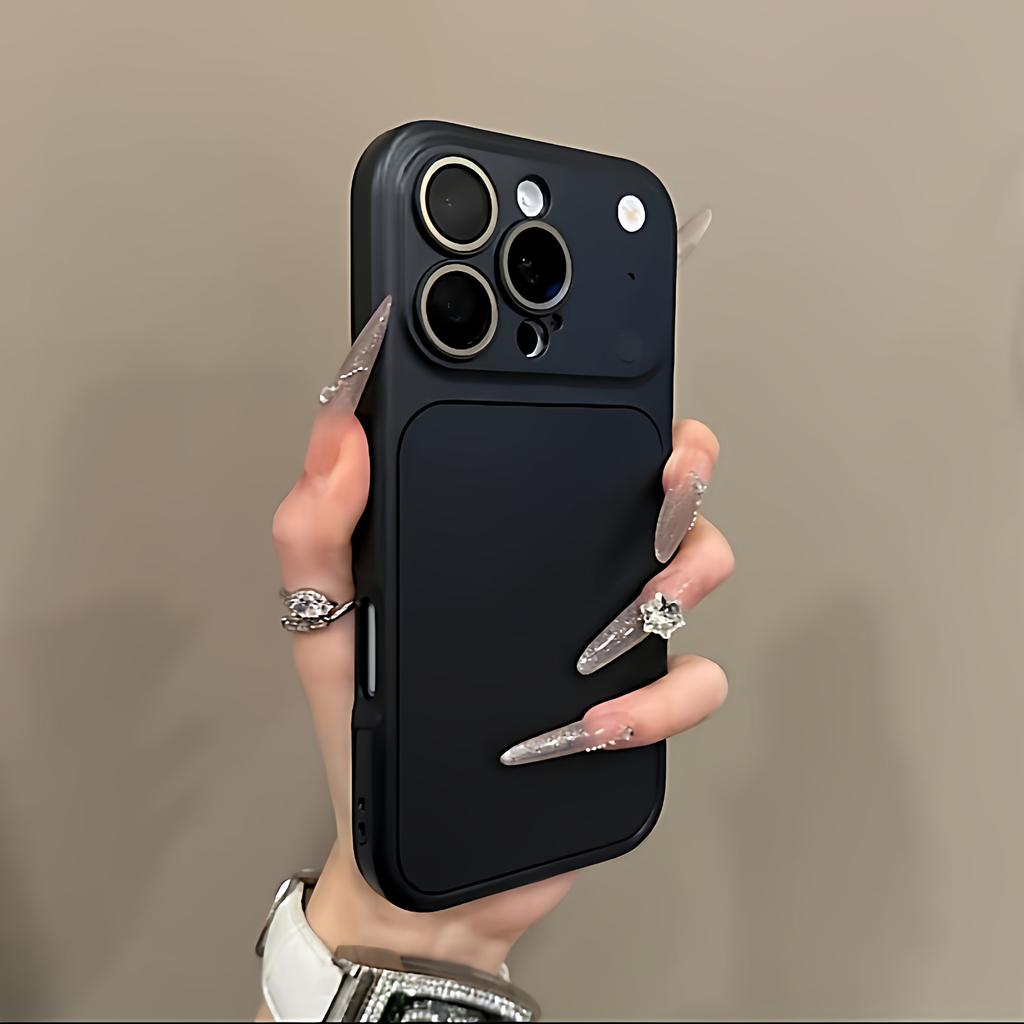 Capa Fosca 2 EM 1 Para iPhone 17 Air 16 15 14 Plus 13 12 11 Pro Max Armadura de Proteção de Lente Mudança Instantânea para 17 Capas