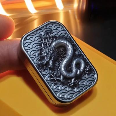 Infinite Position Mechanical Slider Metal Fidget Magnetic Push Card Plate Paragraph Haptic Coin Edc Sensory Stress Relief Toy