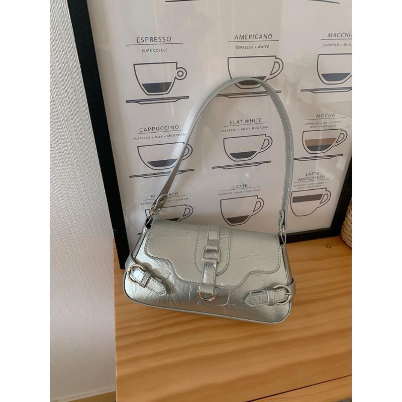 Tasche Damen Neu Lokomotivstil Spice Girl Achseltasche Texturiert Lässig Vielseitig Tragbar Ein Schulter Crossbody-Tasche Damen