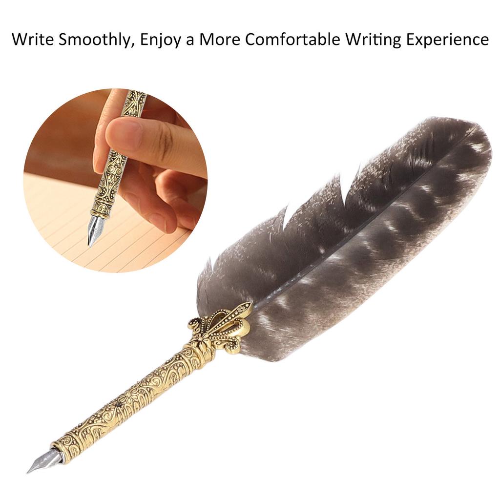 Pen Fine Workmanship Exquisite Pattern Quaint Texture Comfortable Grip Caligraphy Pen